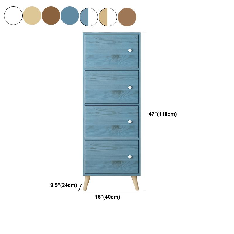 Standard Artificial Wood Bookshelf Modern 9" Wide Closed Back Bookcase