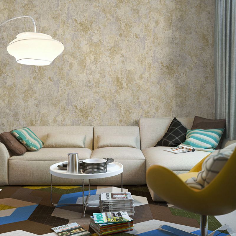 Industrial Cement Effect Wall Decor for Bedroom Non-Woven Wallpaper, 33-foot x 20.5-inch