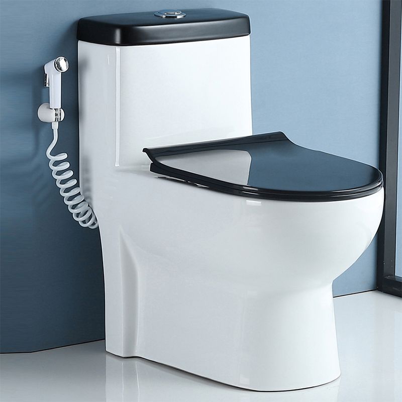 Traditional Ceramic Flush Toilet Spray Gun Included Urine Toilet for Bathroom