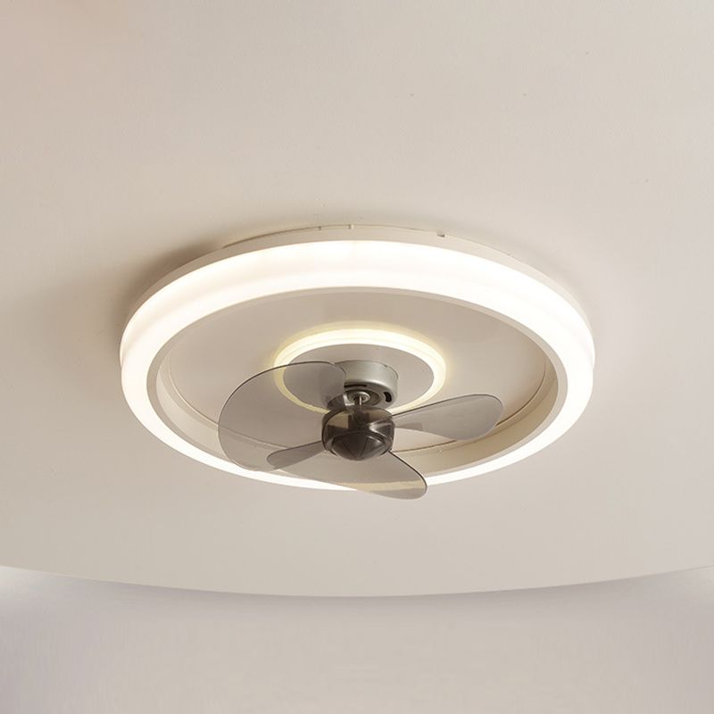 Makkaronringförmige, bündelte Lampe Acryl Schlafzimmer LED Deckenventilator Licht