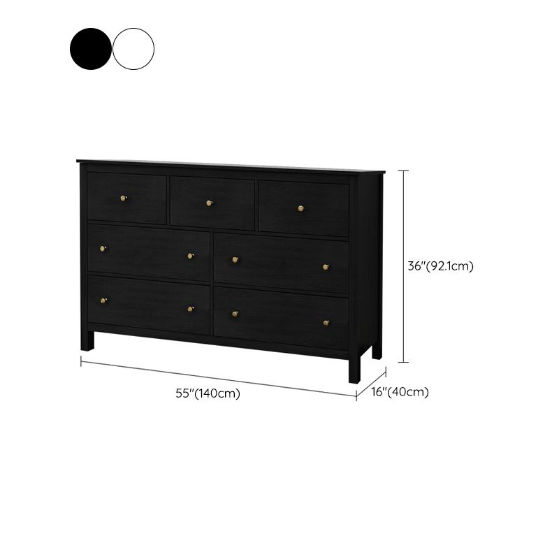 Classic Glam Storage Chest Wooden Storage Chest Dresser with Drawers