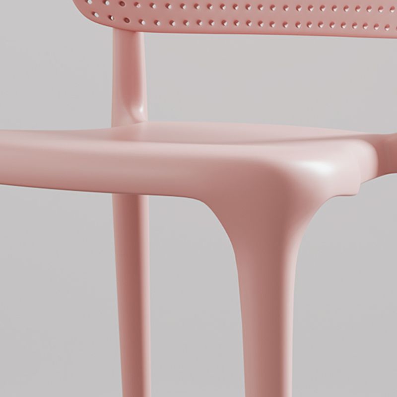 Silla lateral plástica contemporánea del restaurante con parte posterior abierta del final mate que cena la silla