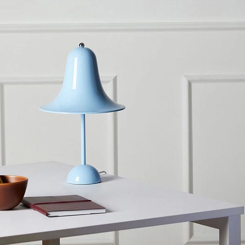 Macaron Simple Table Lamp LED Desk Light with Iron Shade for Living Room