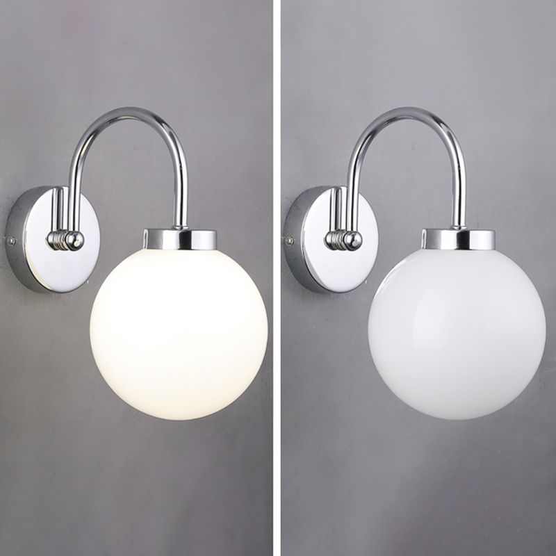 Lampada globale SCONCE Stile contemporaneo in vetro da letto da letto per la parete illuminazione da parete