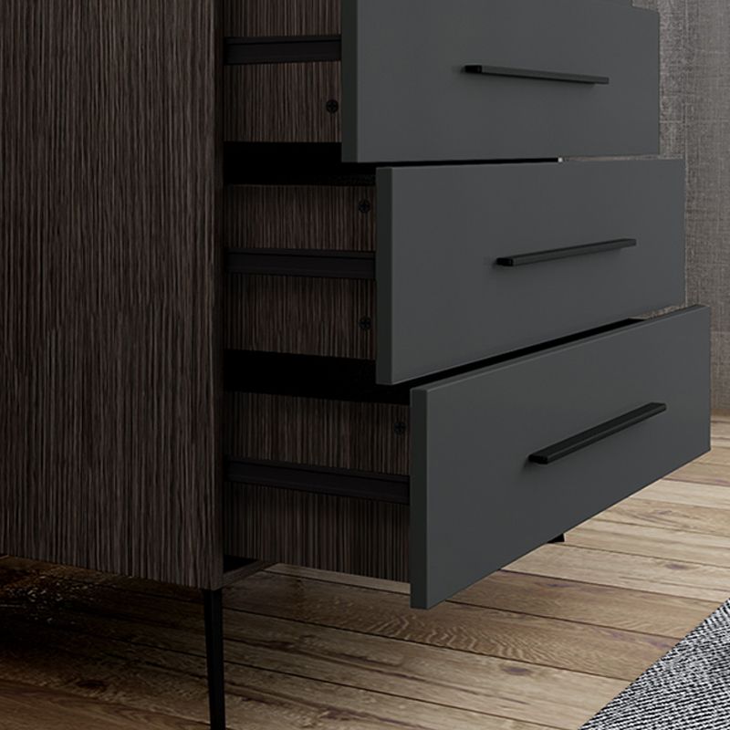 15.6-inch Width Storage Chest Ultra-Modern Dresser with 4/5/6 Drawers