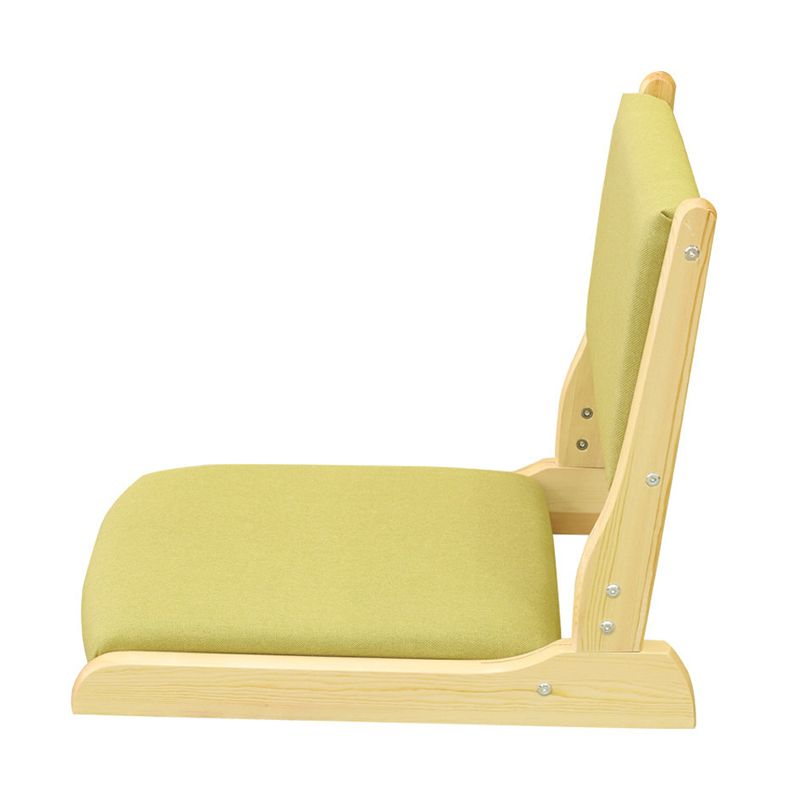 Linen Armless Chair16.9"L x 20.8"W x 18.1"H Solid Wood Frame Chair