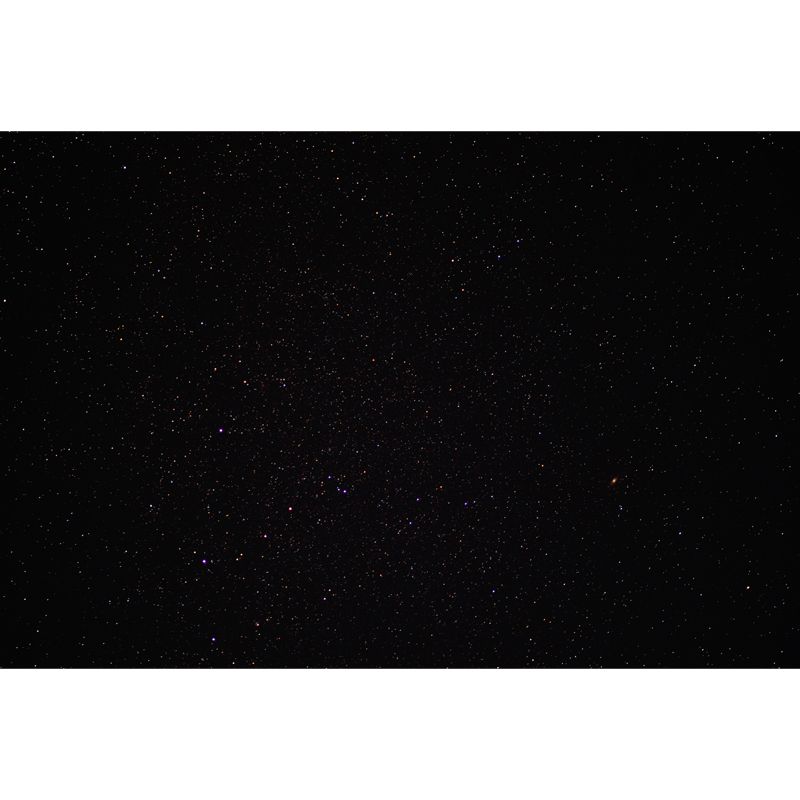 Photo Print Contemporary Mural Black Night and Starry Sky Wall Covering, Optional Size