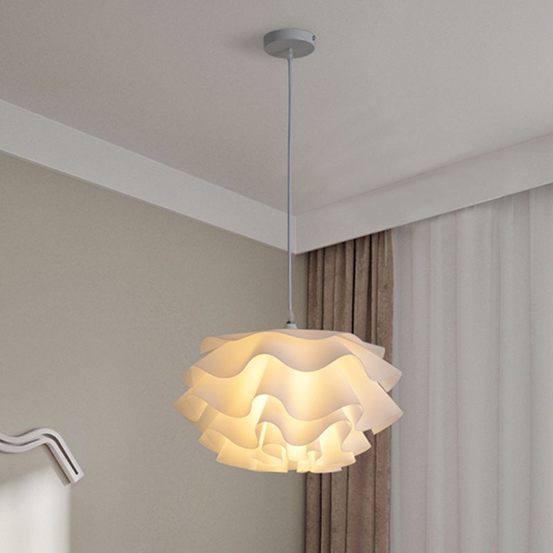 1 Leichter Acryl -Schattenhänge -Leuchte -Leuchte moderne einfache Wohnzimmer -Anhänger Licht