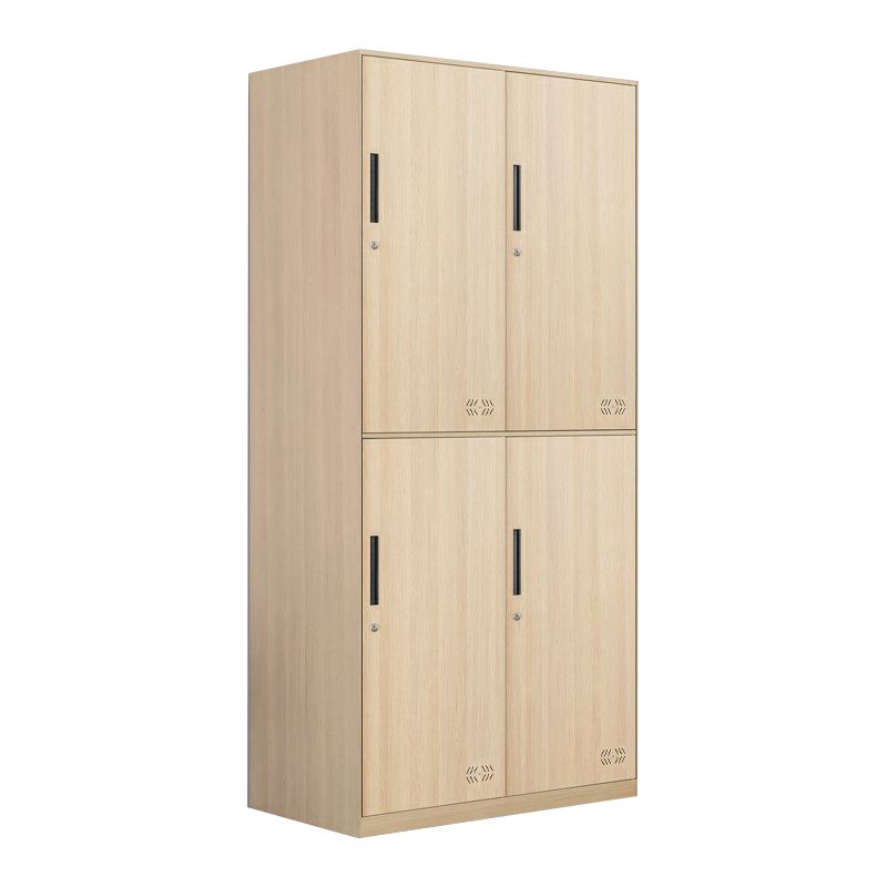 Metal Matte Finish Wardrobe Industrial Storage Cabinet with Hinged Doors