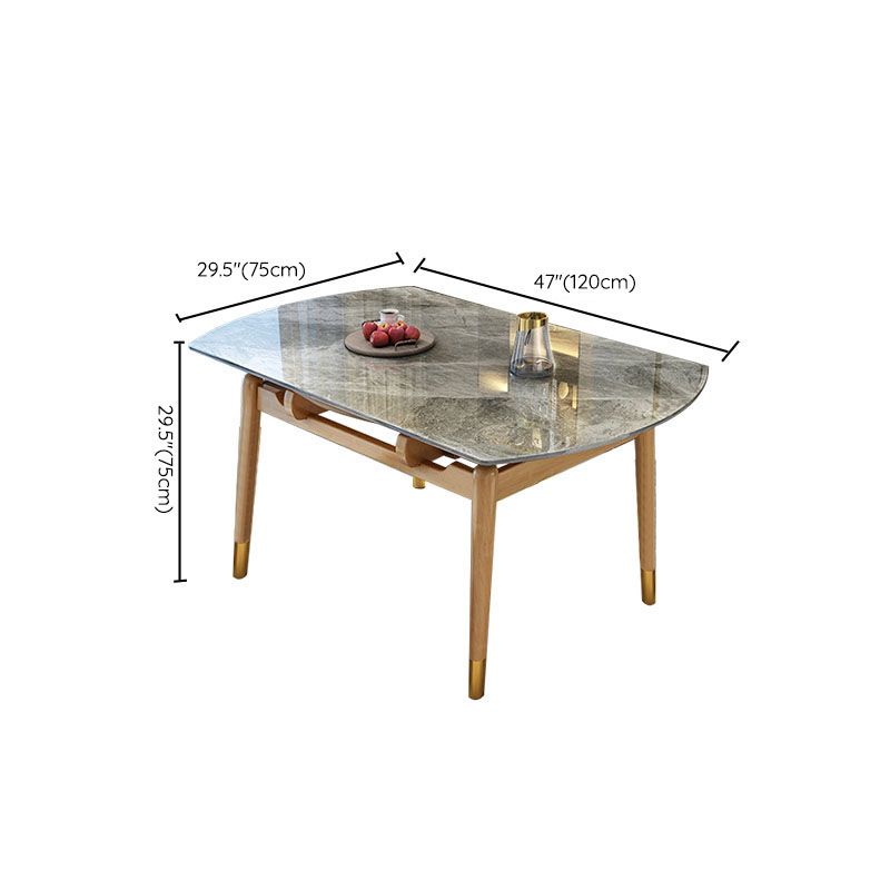Sintered Stone Top Table Extendable Dining Table for Kitchen