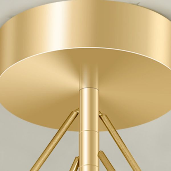 Star Flush Mount Lighting Modernism Metal Ceiling Light for Home