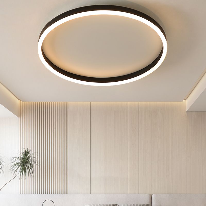Luminaire encastré rond à LED simplicité plafonnier encastré pour salon
