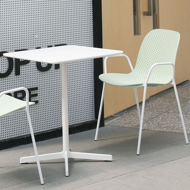 Industrial Style Dining Site Table Metal 4 Legs Dining Room Collection