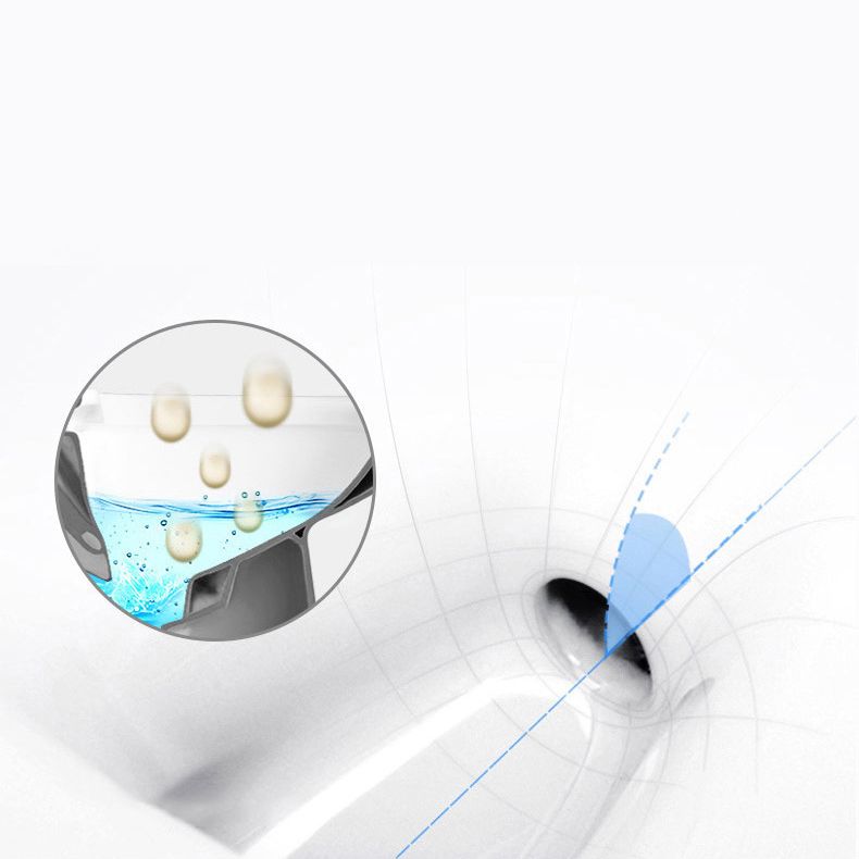 Modern Wall Mount Toilet All-In-One Porcelain Single Flush Toilet Bowl