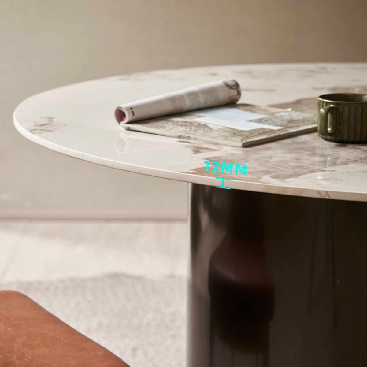 Modern Dining Set 1/4/5/7 Pcs Stone Top Table with Solid Wood Frame Chairs