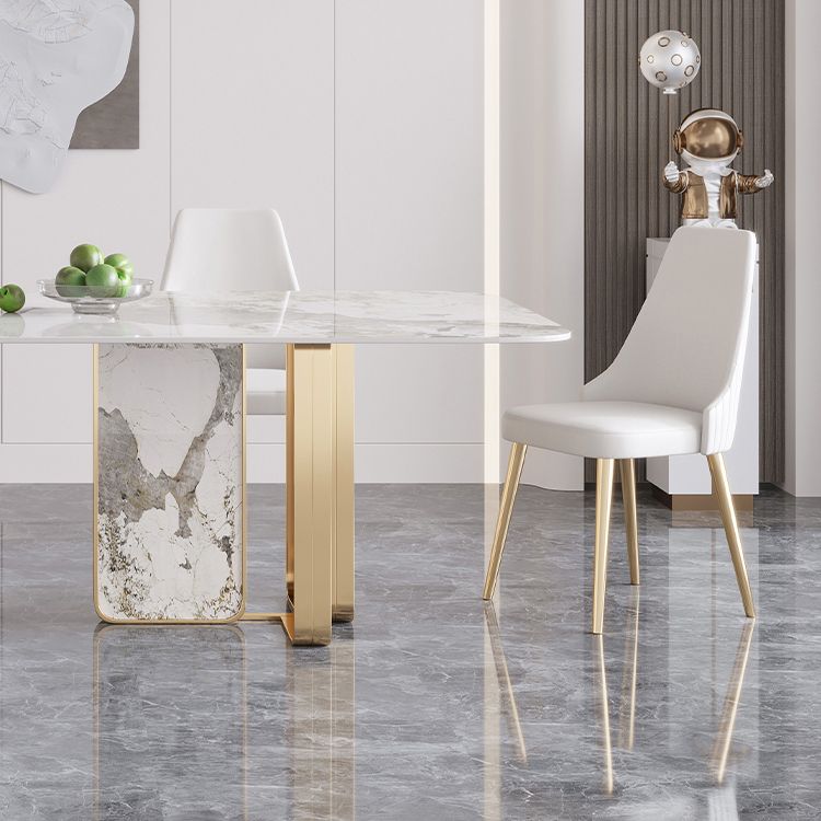 Luxury Sintered Stone Top Dining Set 1/4/5/7 Pieces Dining Table with Chairs