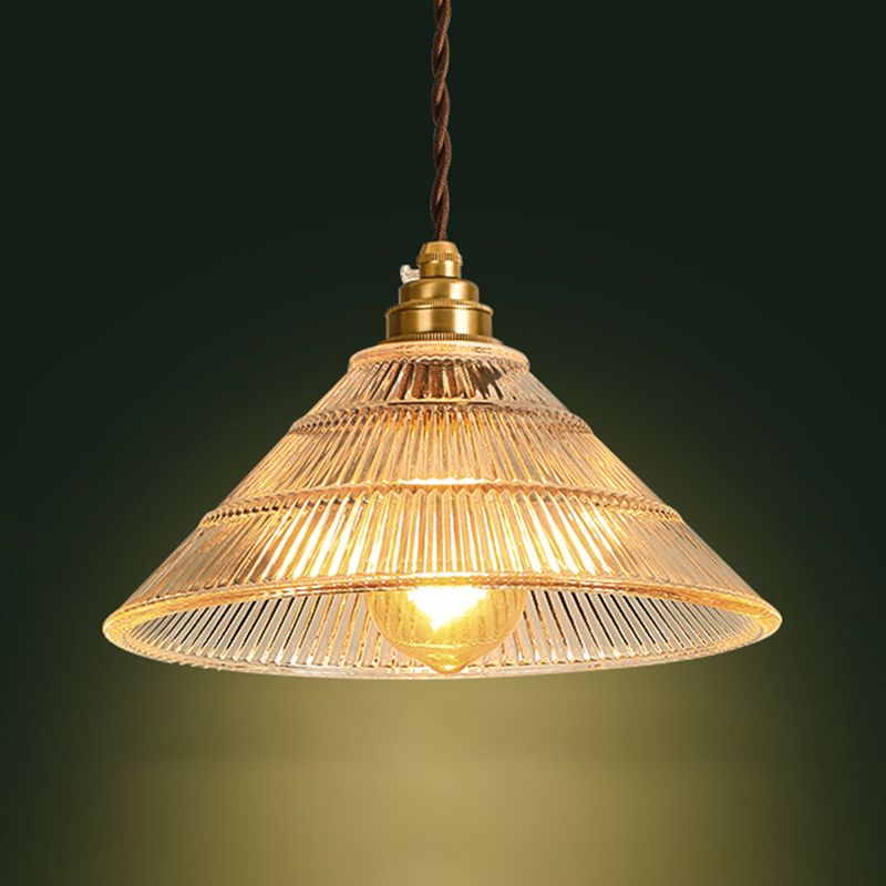 1 nuance de cône lumineux suspension de la lumière suspendue de style moderne pour le salon