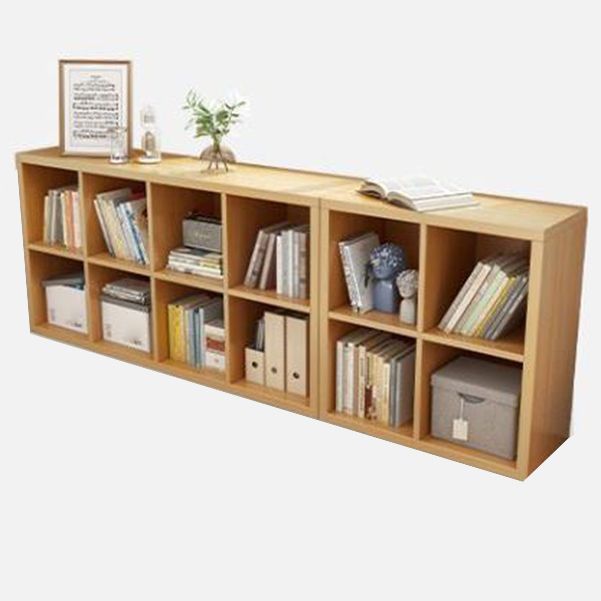 11.81"W Bookshelf Scandinavian Style Closed Back Bookcase for Home and Office