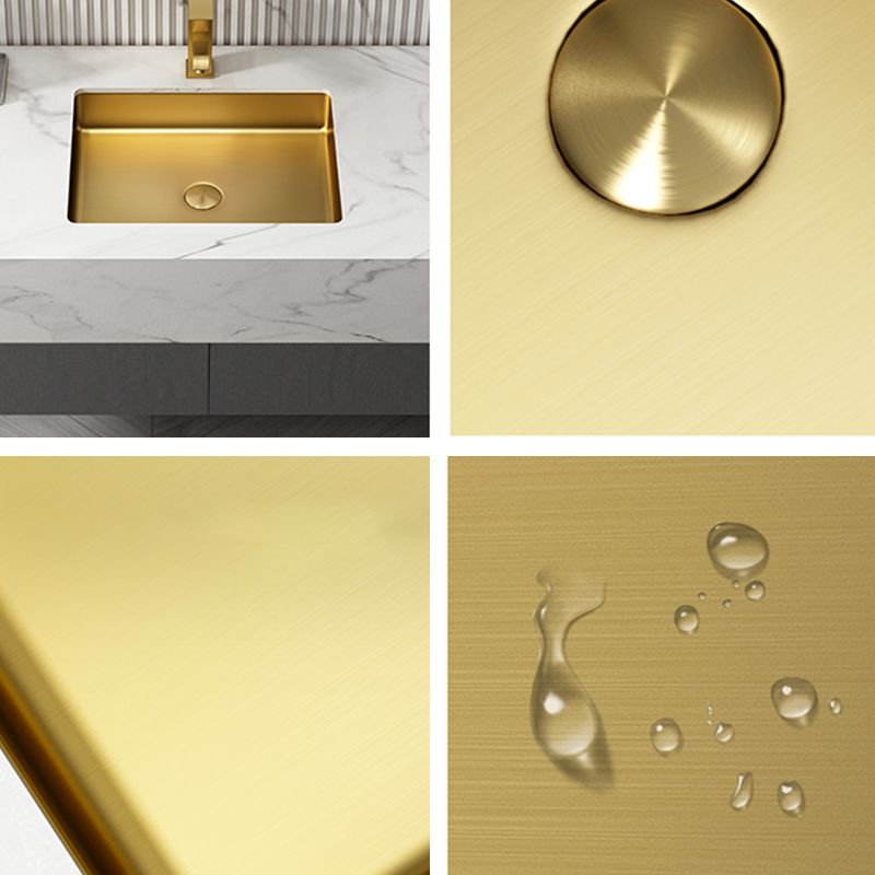 Metal Trough Bathroom Sink Modern Rectangular Trough Bathroom Sink