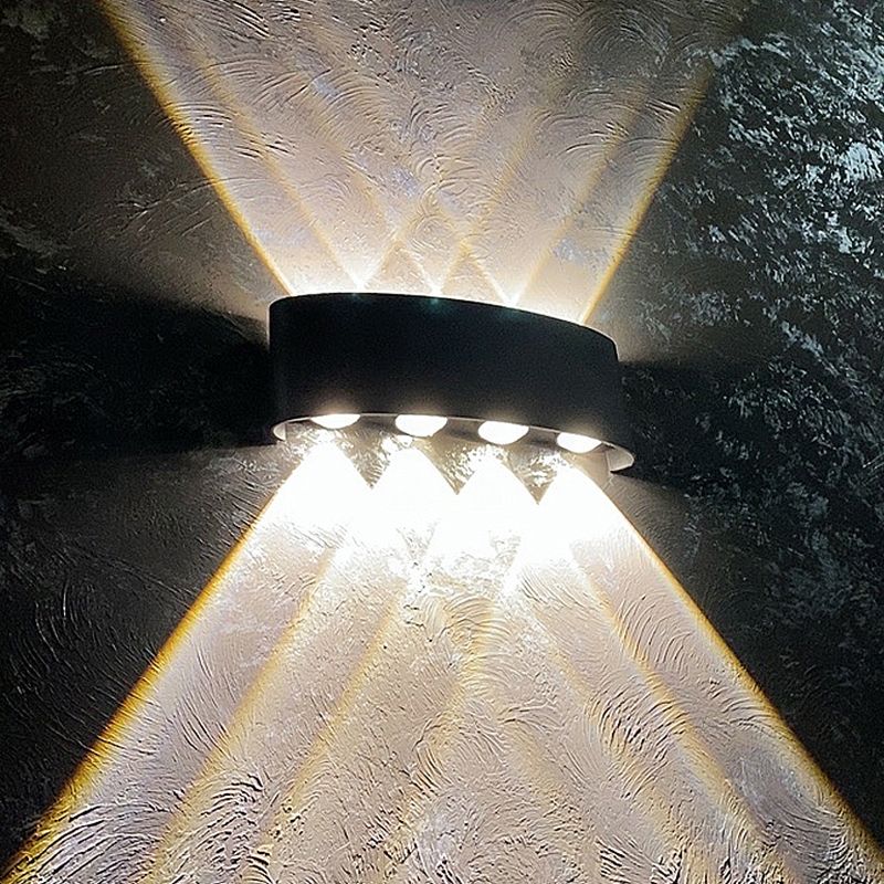 Multi Lights Geometric Wall Washer Sconce Modern Style Metal Wall Lighting Ideas