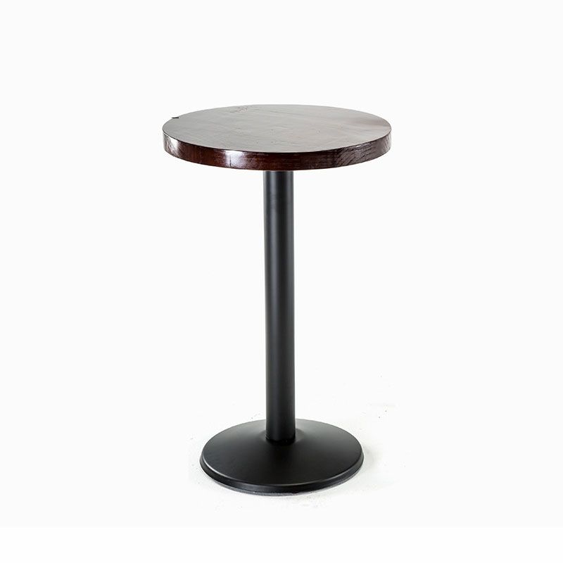 Industrial 1/2/3 Pieces Solid Wood Bar Table Set Round Counter Set