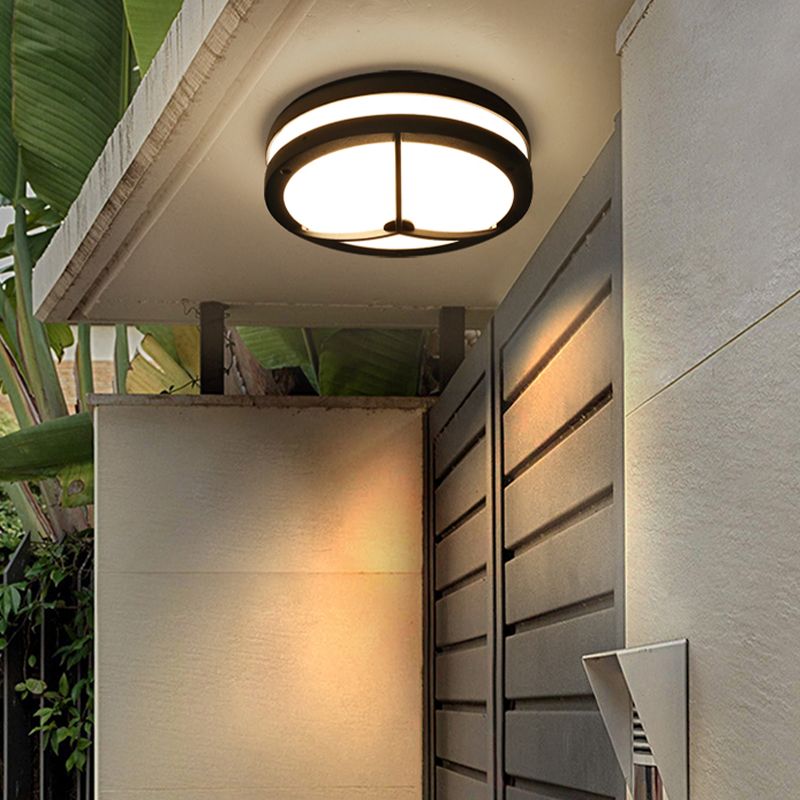 Eigentijdse waterdichte LED-plafondlamp Acryl inbouwlamp voor binnenplaats