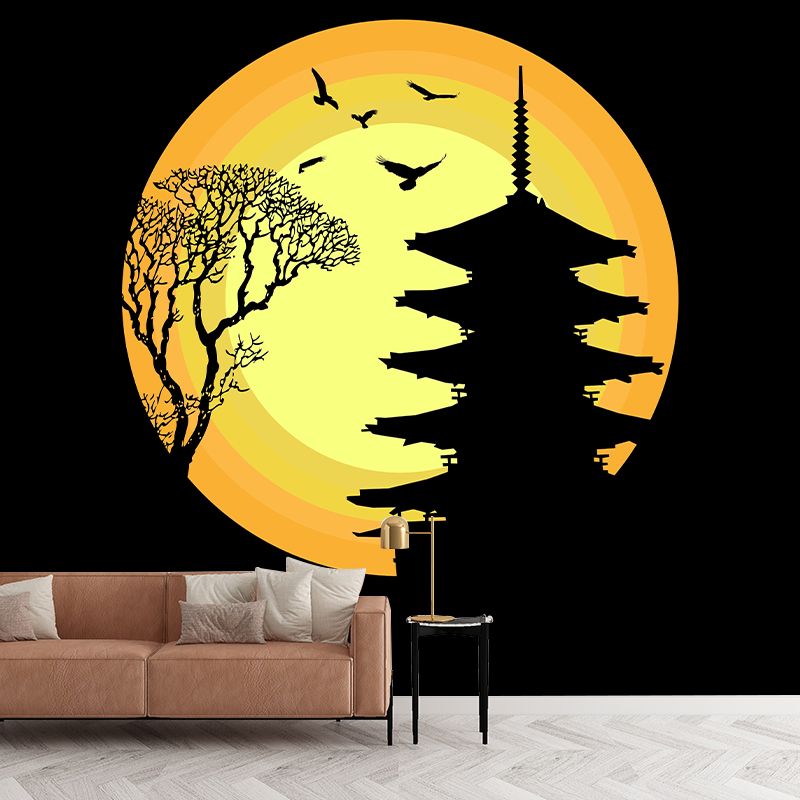 Environmental Landscape Illustration Wall Mural Wallpaper Bedroom Wall Mural