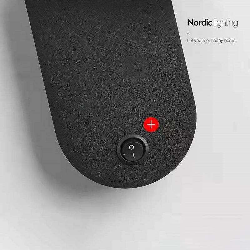 Luce moderna di applique a parete accanto alla luce della camera da letto per la camera da letto