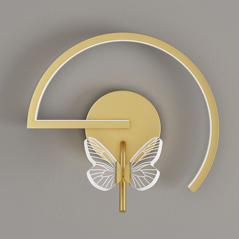 Modern Unique Shape Wall Mount Light Fixture 1 Light Wall Light Sconce for Living Room