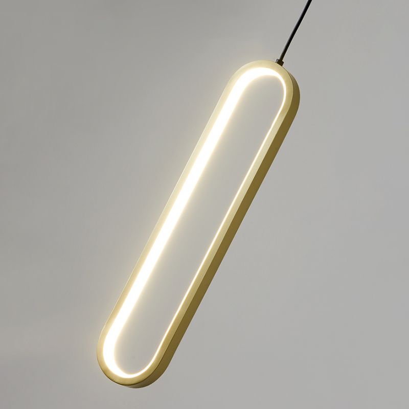 Contemporary Pendant Lighting Fixtures Geometric Metal Suspension Pendant