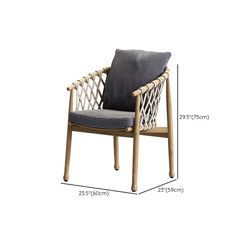 Solid Wood Dining Side Chair Modern Dining Armchair Set of 1/2/4/6/8