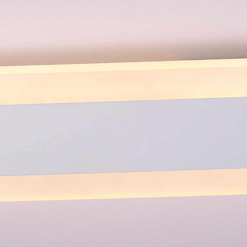 Lineare Form Metall Wandleuchte moderne Stil 1-Licht-Wandbeleuchtung