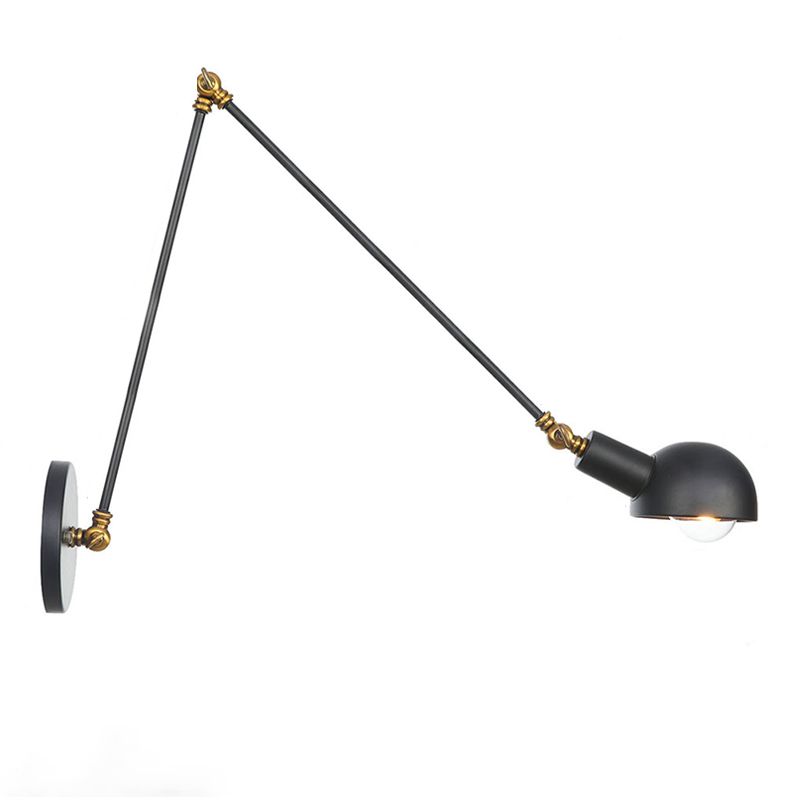 Swing Arm Lamp Wall Sconce Lighting Industrial Style Metal 1 Head Wall Mounted Light Fixture
