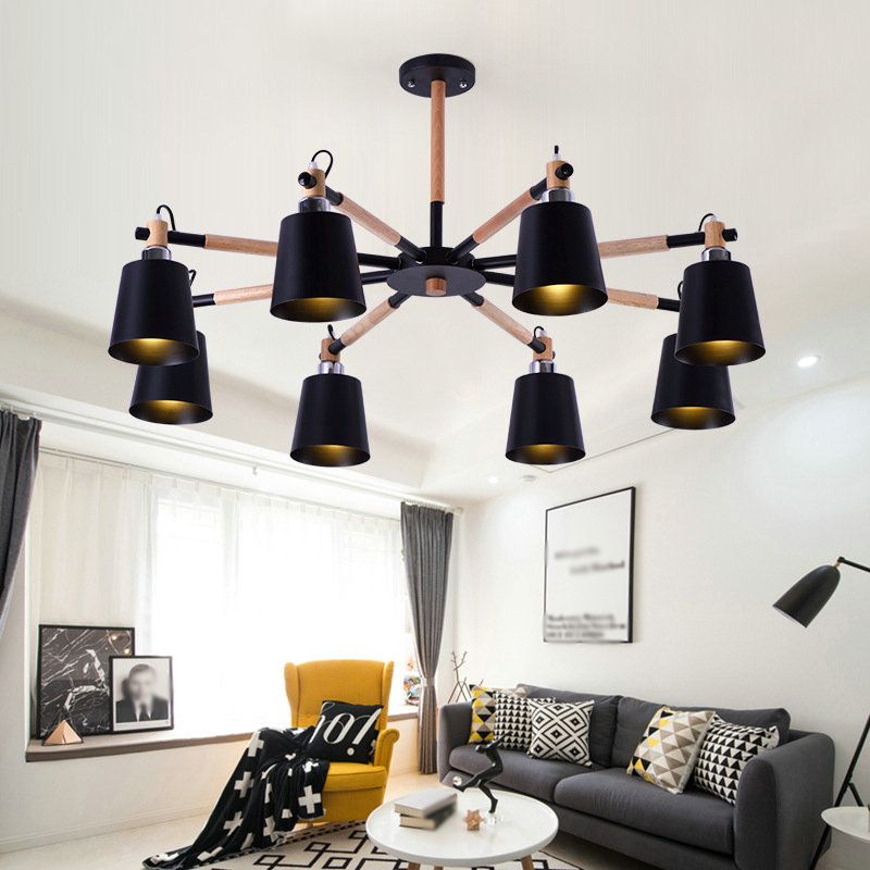Contemporary Bell Shape Pendant Chandeliers Metal Pendant Lighting