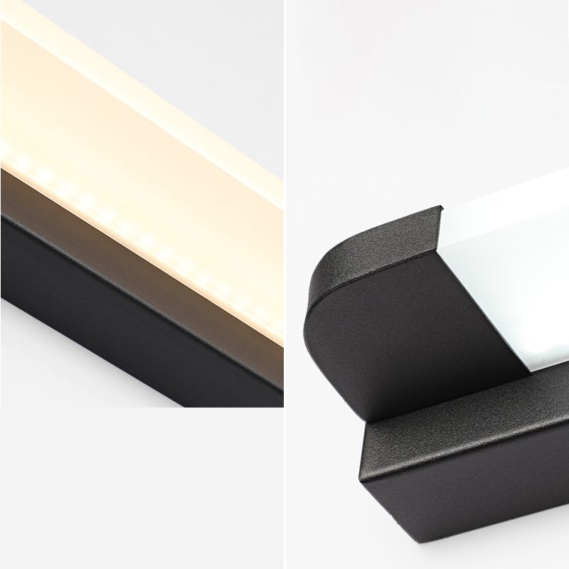 Style minimaliste moderne Mall Light Vanity Vanity Lights Metal Vanity Lamp pour salle de bain