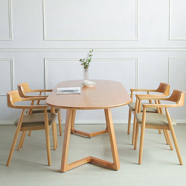 Modern Style Solid Wood Dining Set 1/2/4/5/7 Pieces Dining Set