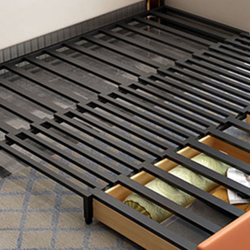 32.67" Tall Faux Leather Sofa Bed Glam Styled Sleeper Sofa Bed in Beige