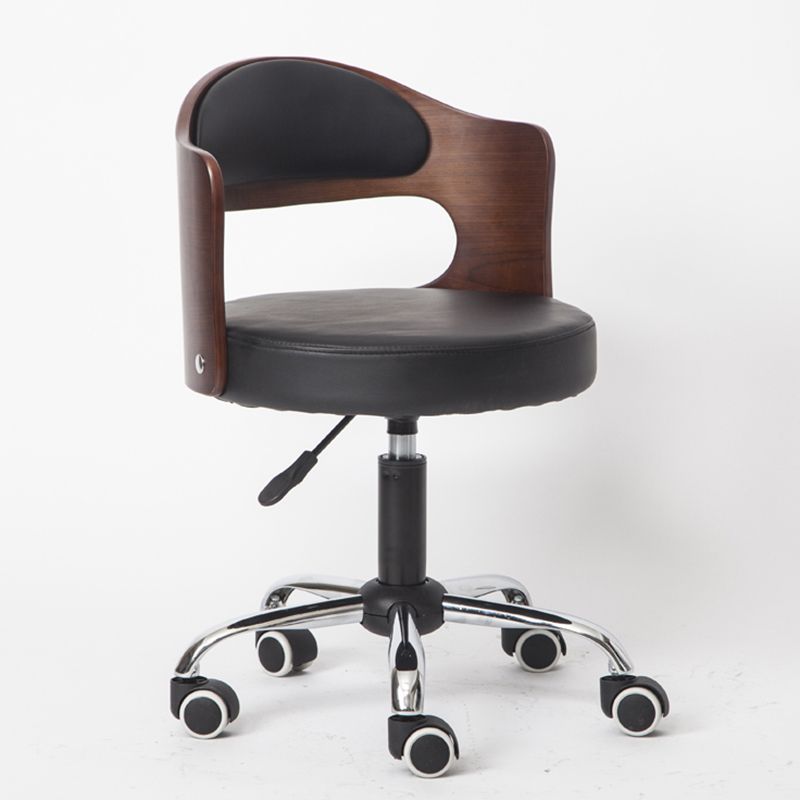 Modern Adjustable Rotatable Stool Steel Household Bar Stool with Cushion and Pulley