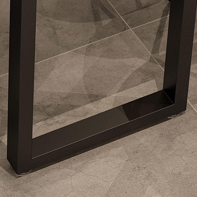 Modern 1/9 Pieces Bar Table Set Rectangle Wood Counter Table with High Stools for Balcony