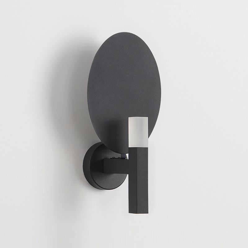 Modernism Single Wall Mounted Sconce Metallic Wall Light in Golden/Black Finish