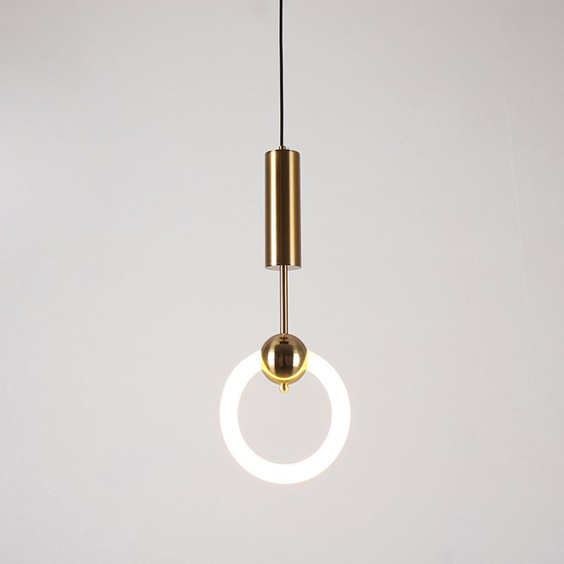 LED contemporain Light Light Simple Linear Pending Lighting Fixtures pour chambre à coucher