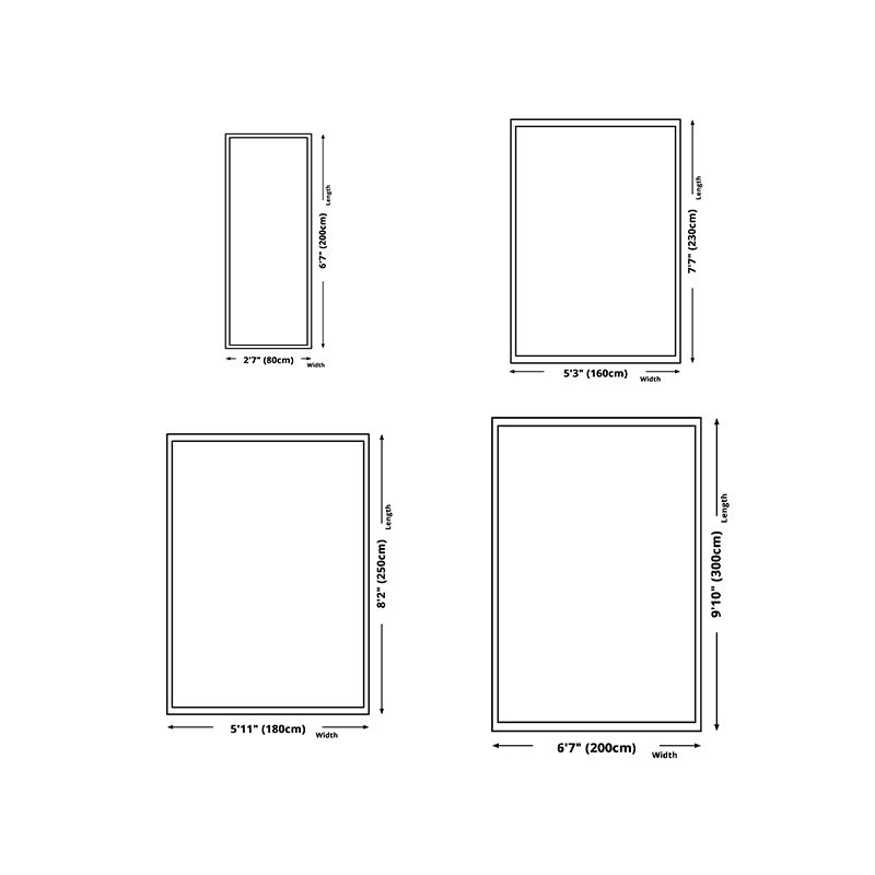 Light Pink Gradual Change Rug Polyester Simple Rug Washable Rug for Drawing Room