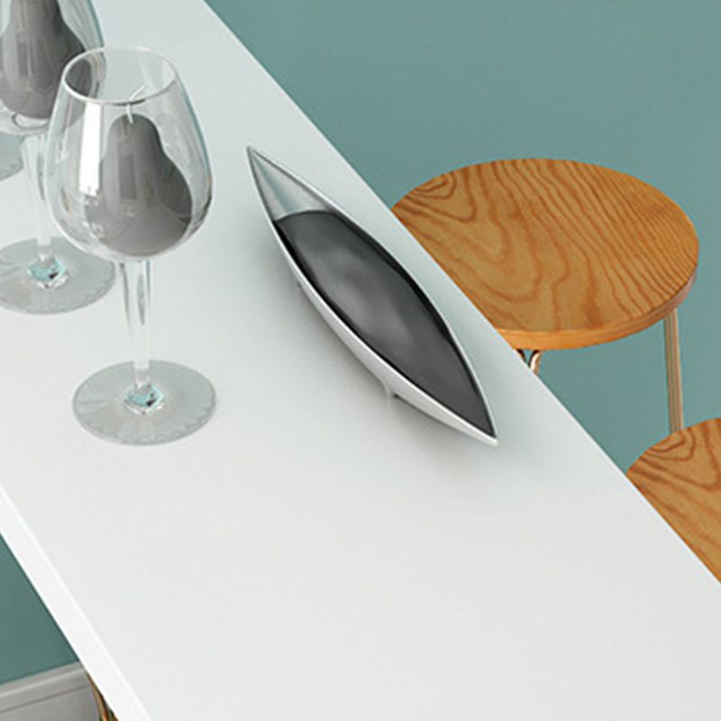 Modern Bar Height Table Solid Wood Top Bistro Table for Home Use