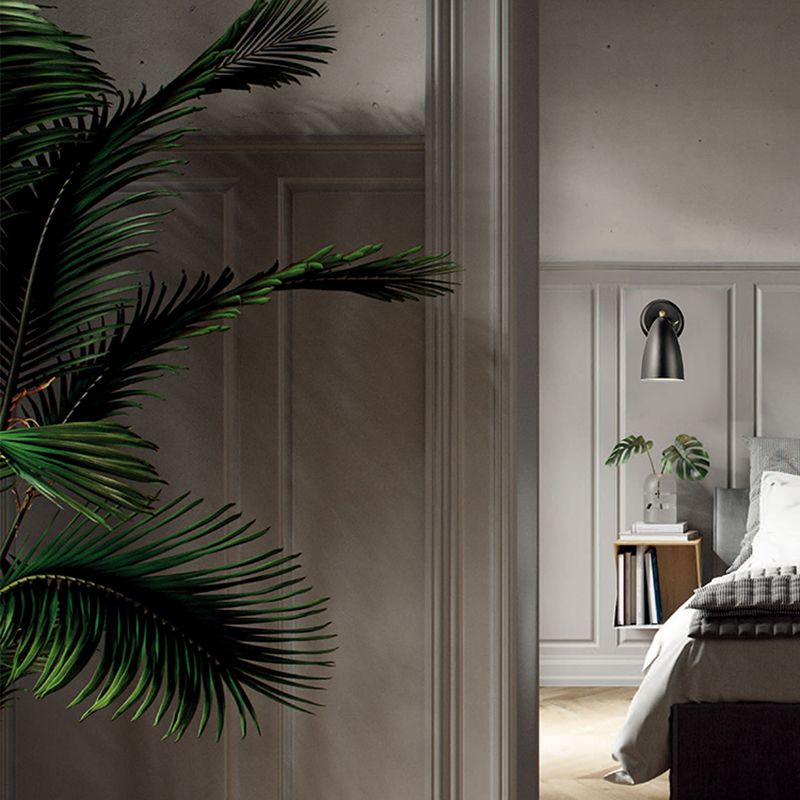 Metal Geometric Reading Wall Lighting Modern 1 Light Wall Mounted Light Fixture