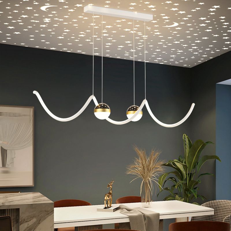 Modern Hanging Ceiling Light Metal 3 Light Pendant Lighting Fixtures for Dining Room