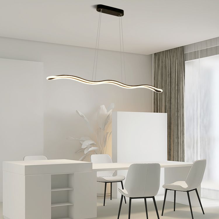 Modern de comedor de estilo Lámparas de lámparas de la isla de la isla de iluminación LED para cocina
