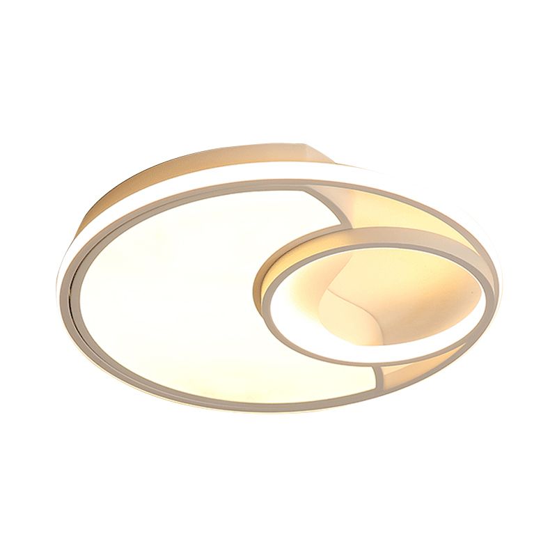 Sun Moon – plafonnier LED en acrylique, design moderne et Simple, luminaire décoratif de plafond, idéal pour une salle de bain, un couloir ou un couloir