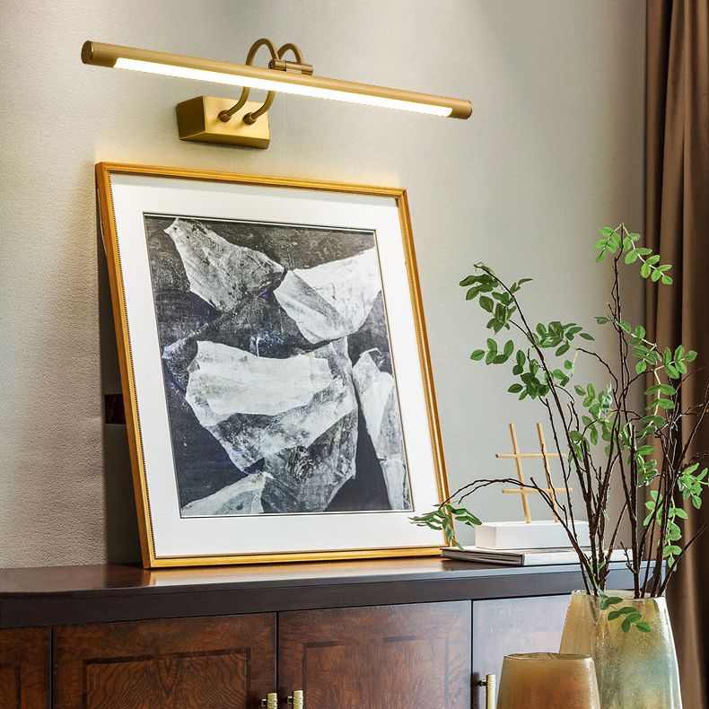 Brass LED Wall Sconce Simplicity Wall Lighting Ideas Household Lamp for Bathroom