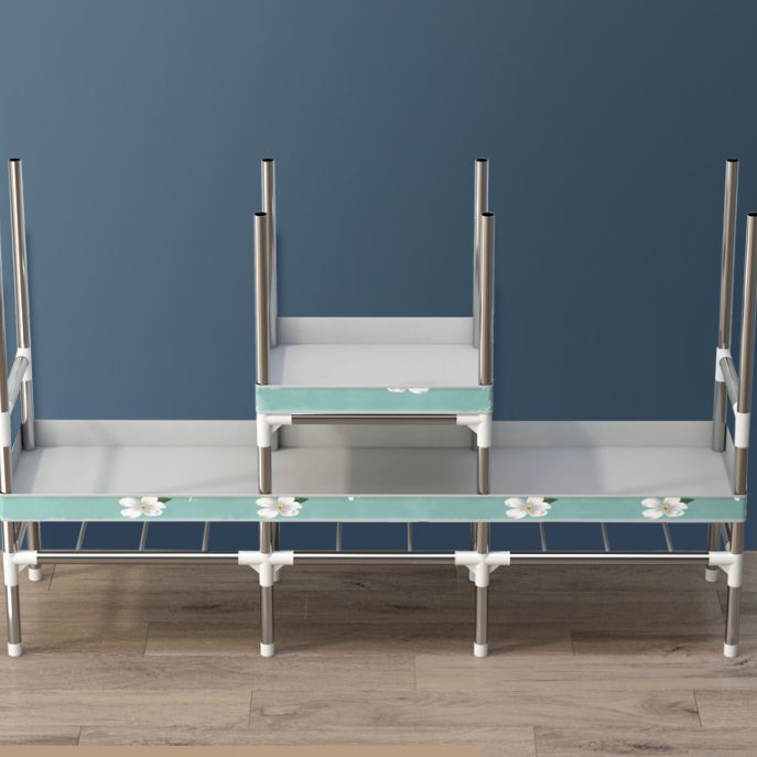 Modern Metal Wardrobe Cloth Rod Included Wardrobe Closet with Shelves