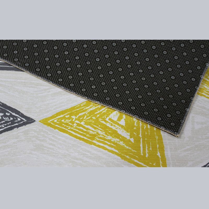 Witte toon boho tapijten polyester tapijt tribal classicisme binnen tapijt niet-slip steun voor woonkamer